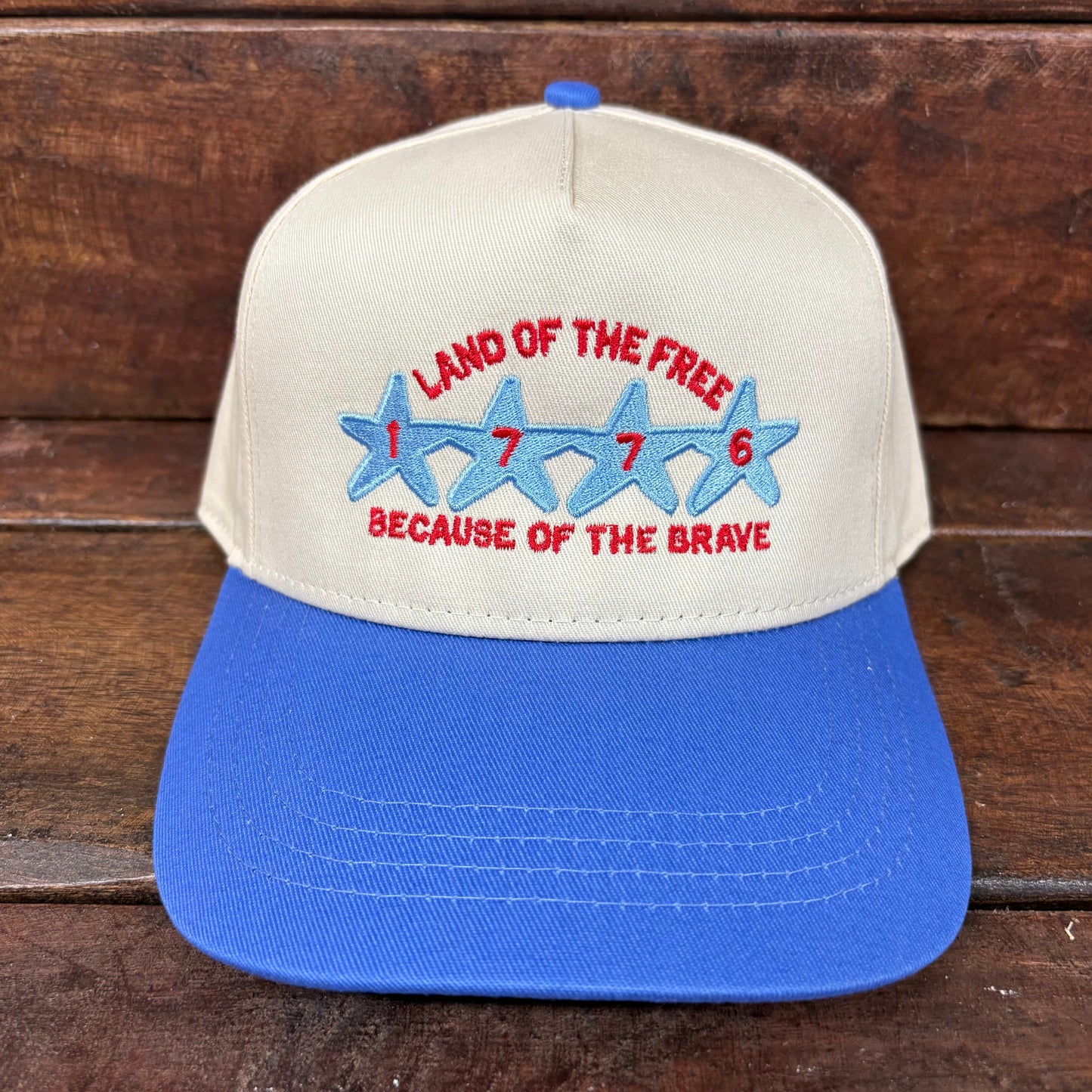 Land Of The Free Because Of The Brave Cap - Ruby Moon