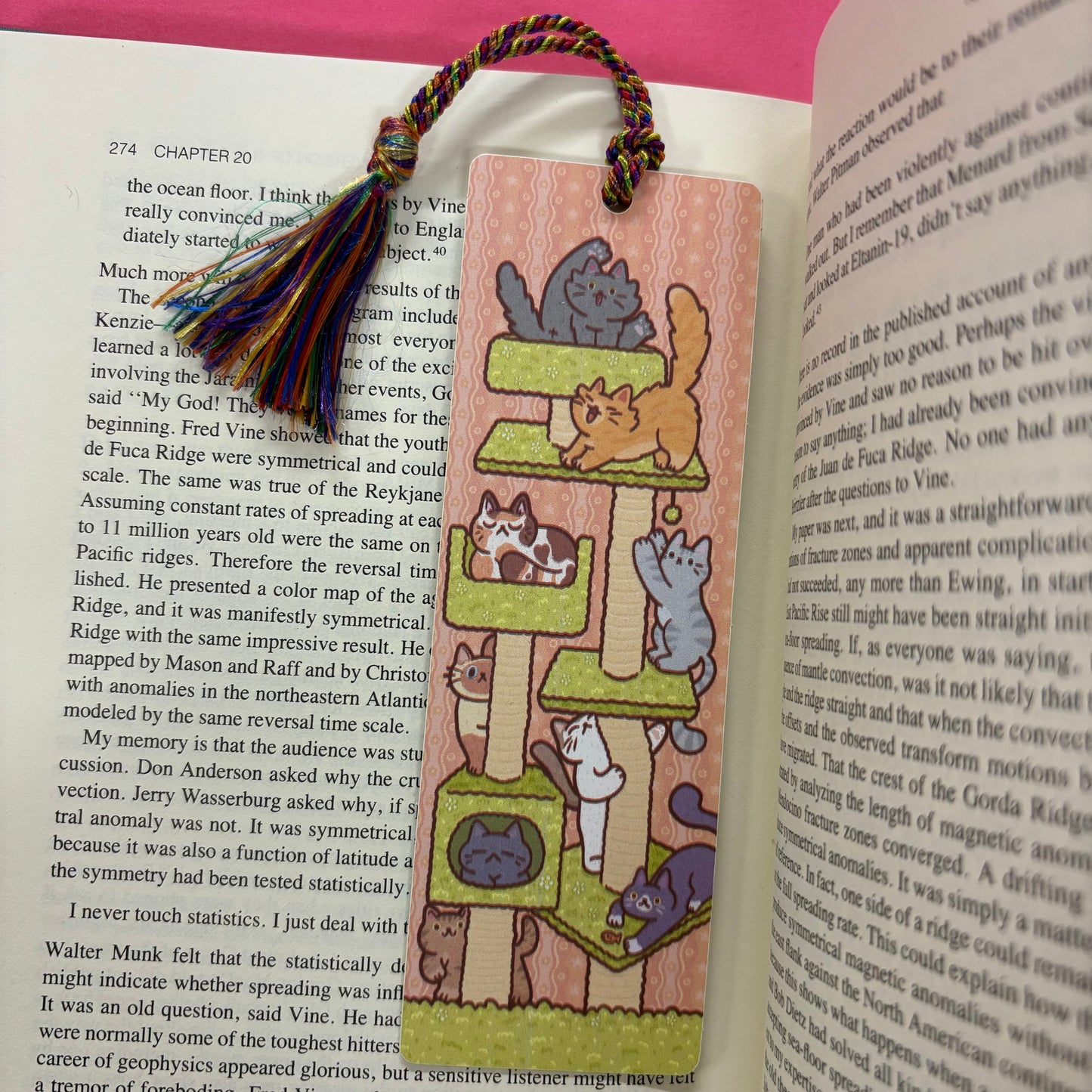 Cat Tower Bookmark - Turtle's Soup