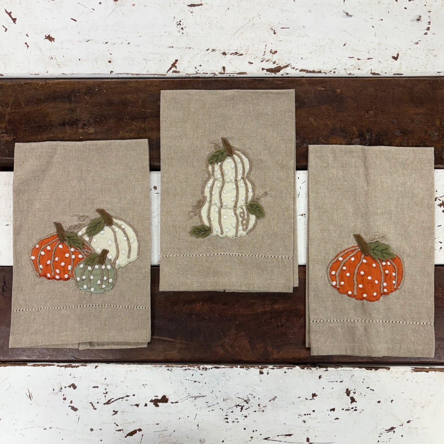 Fall Knot Towels - Mud Pie