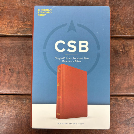 Single Column Personal Size Reference Bible - CSB - BKBY