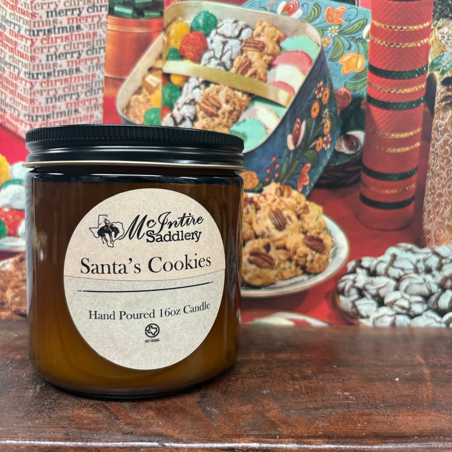 Santa's Cookies Candle - McIntire Saddlery