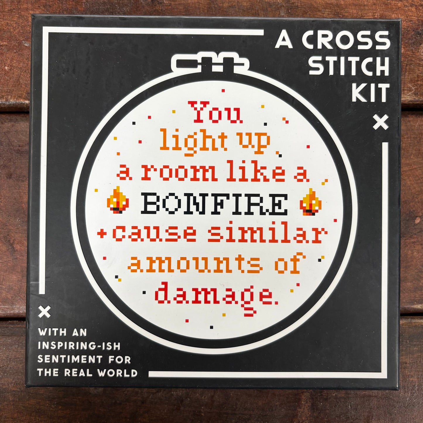 You Light Up A Room Cross Stitch Kit - Texas Bookman
