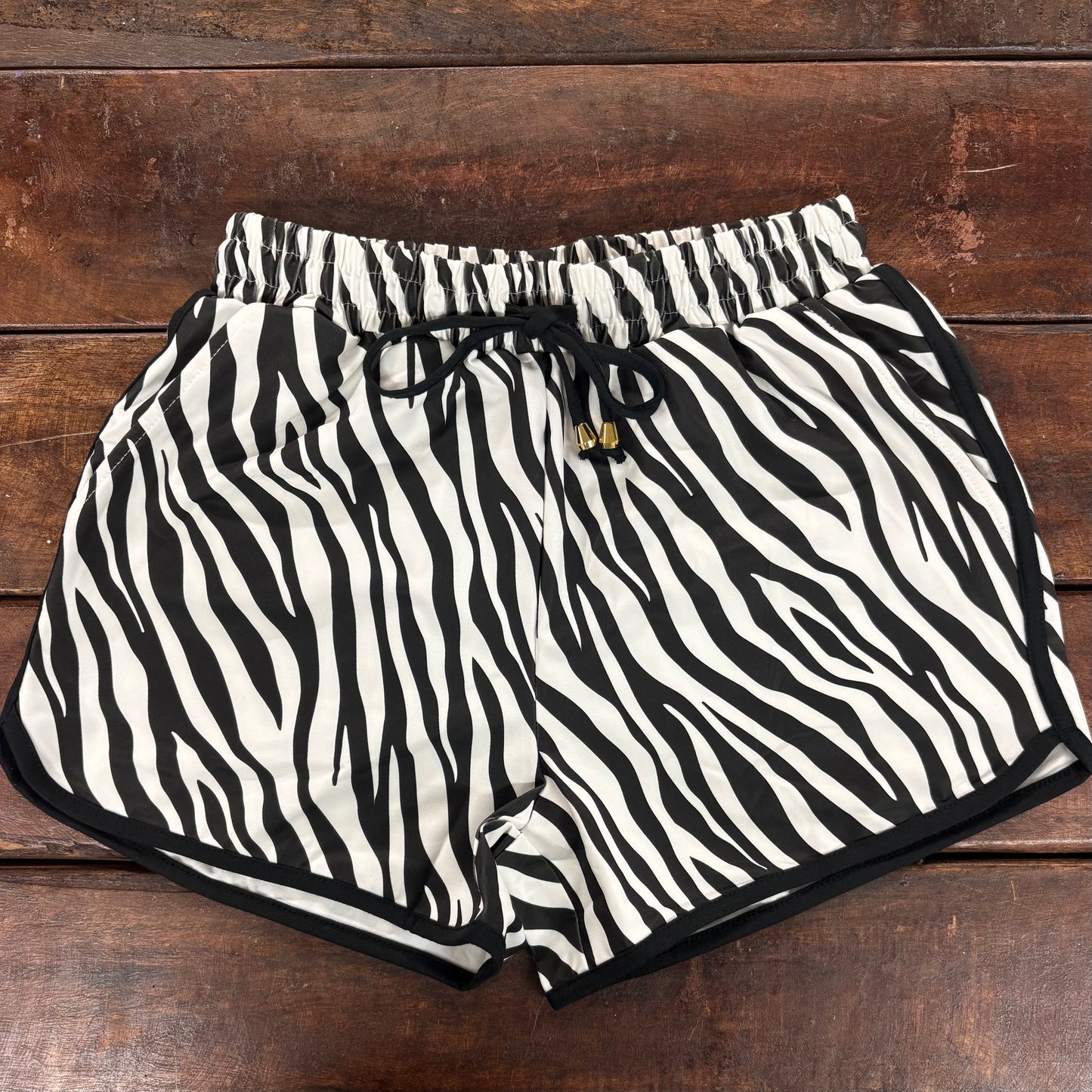 Zebra Striped Shorts - Jess Lea
