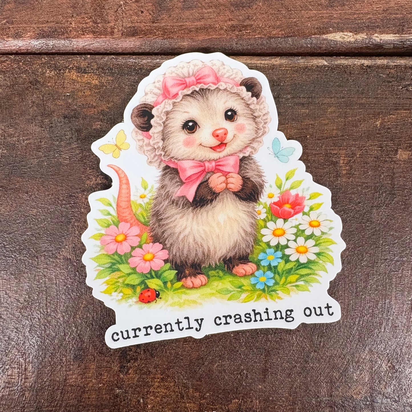 Crashing Out Sticker - Mugsby