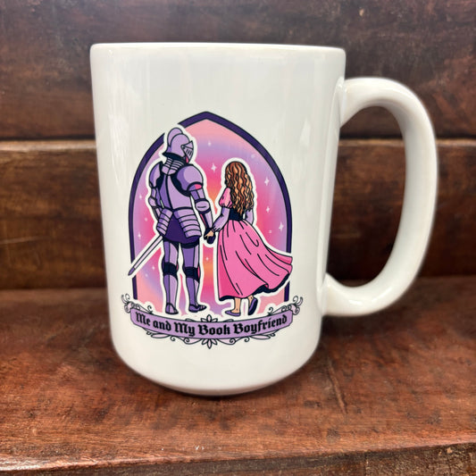 Me and My Book Boyfriend Mug - Mugsby
