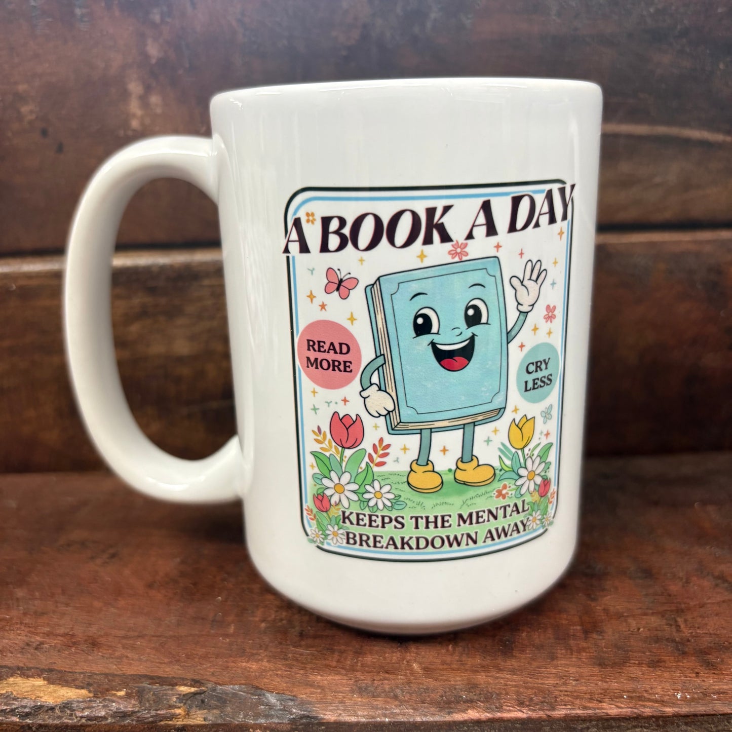A Book A Day Mug - Mugsby