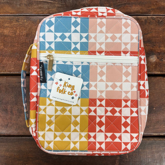 Vintage Squares Quilted Bible Cover - Kingfolk Co.