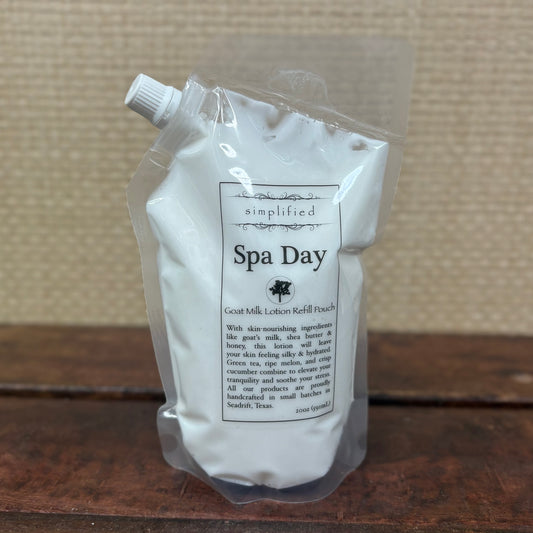 Spa Day Lotion Refill Bag - Simplified