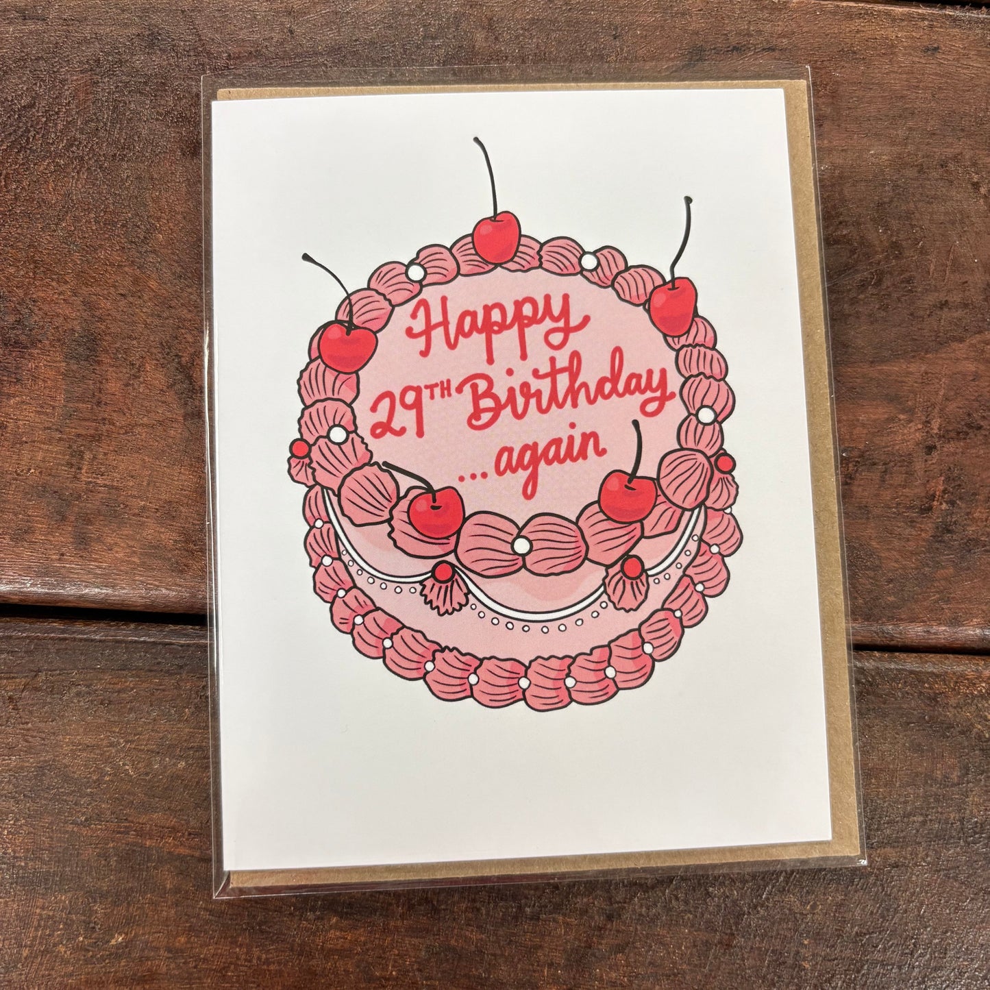 Happy 29th Birthday Again Greeting Card - Brittany Paige