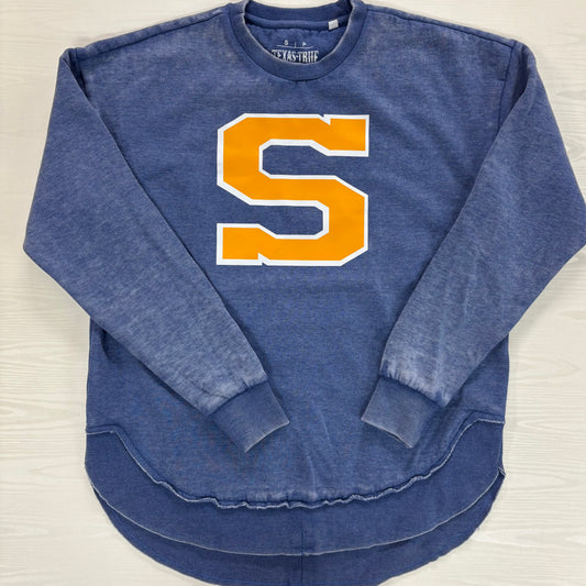 Blue Block S Sweatshirt - Texas True