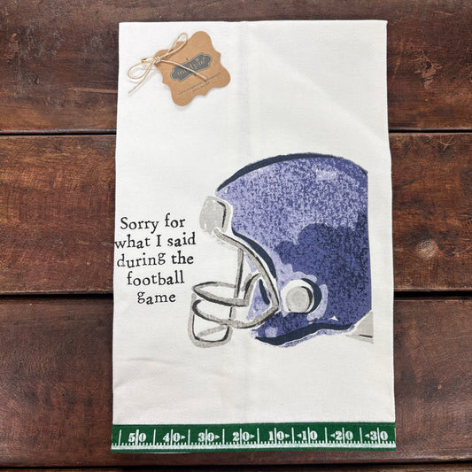 Sorry For Tailgate Towel - Mud Pie