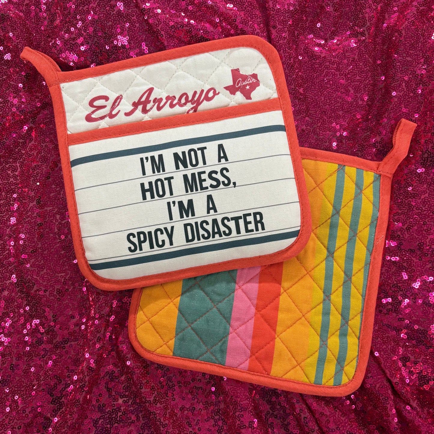 Spicy Disaster Pot Holder - El Arroyo