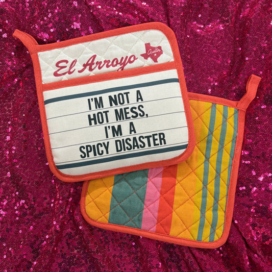 Spicy Disaster Pot Holder - El Arroyo