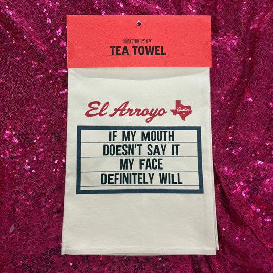 My Face Will Towel - El Arroyo