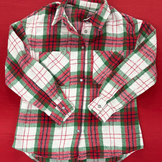 Christmas Plaid Shacket - LA Society
