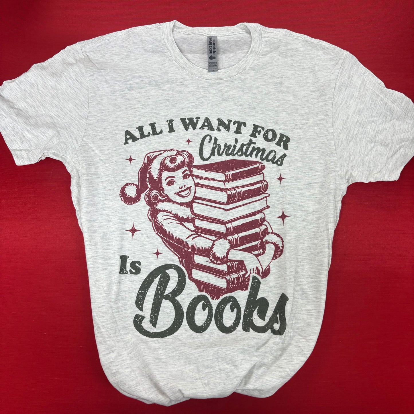 All I Want Is Books Tee - Dust and Roots