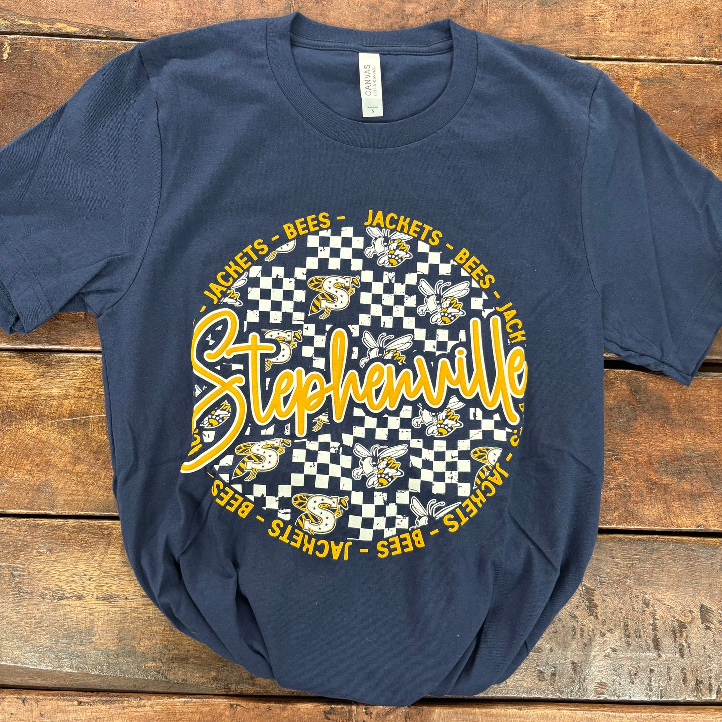 Checkered Circle Spirit Tee - STAT