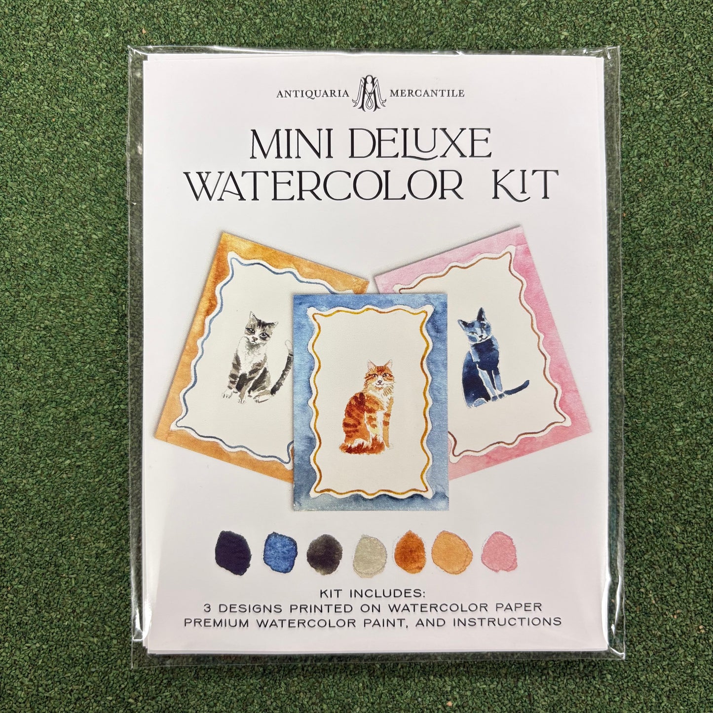 Cats Mini Watercolor Painting Kit - Antiquaria Mercantile