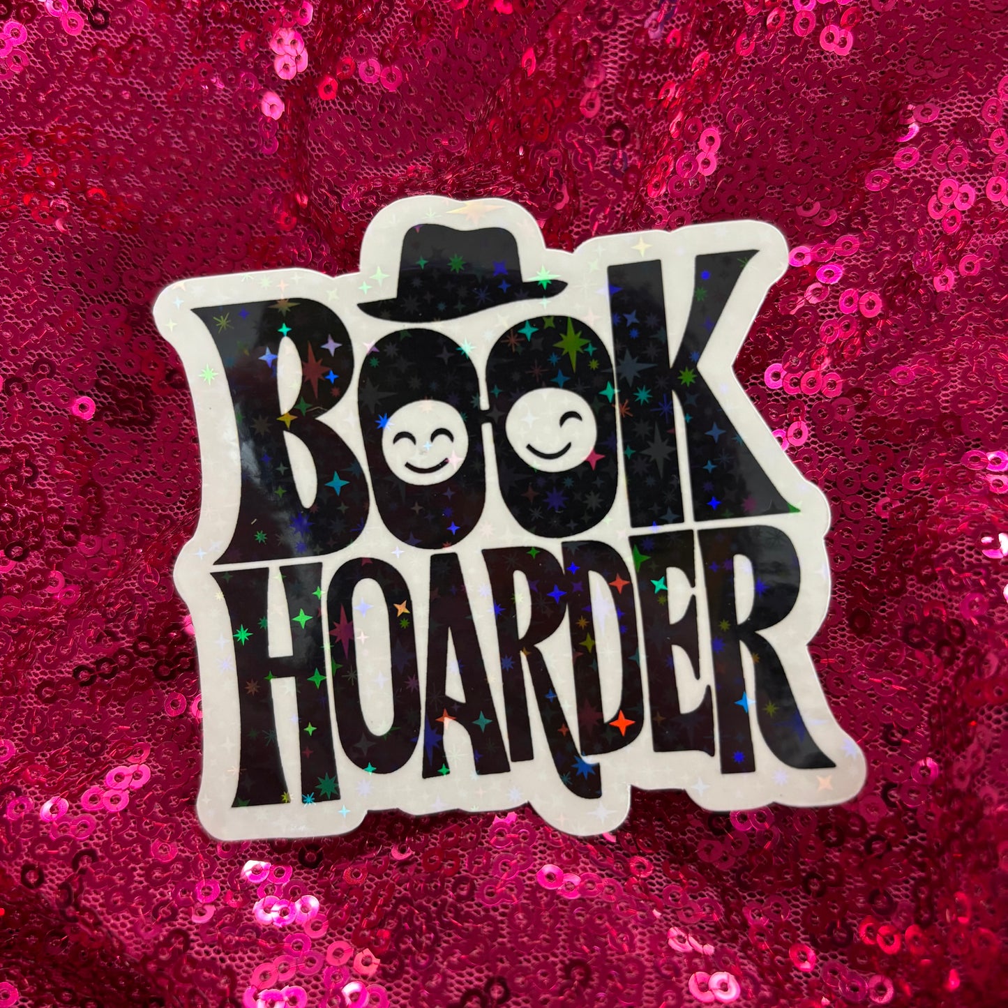 Book Hoarder Sticker - Purely Bookish