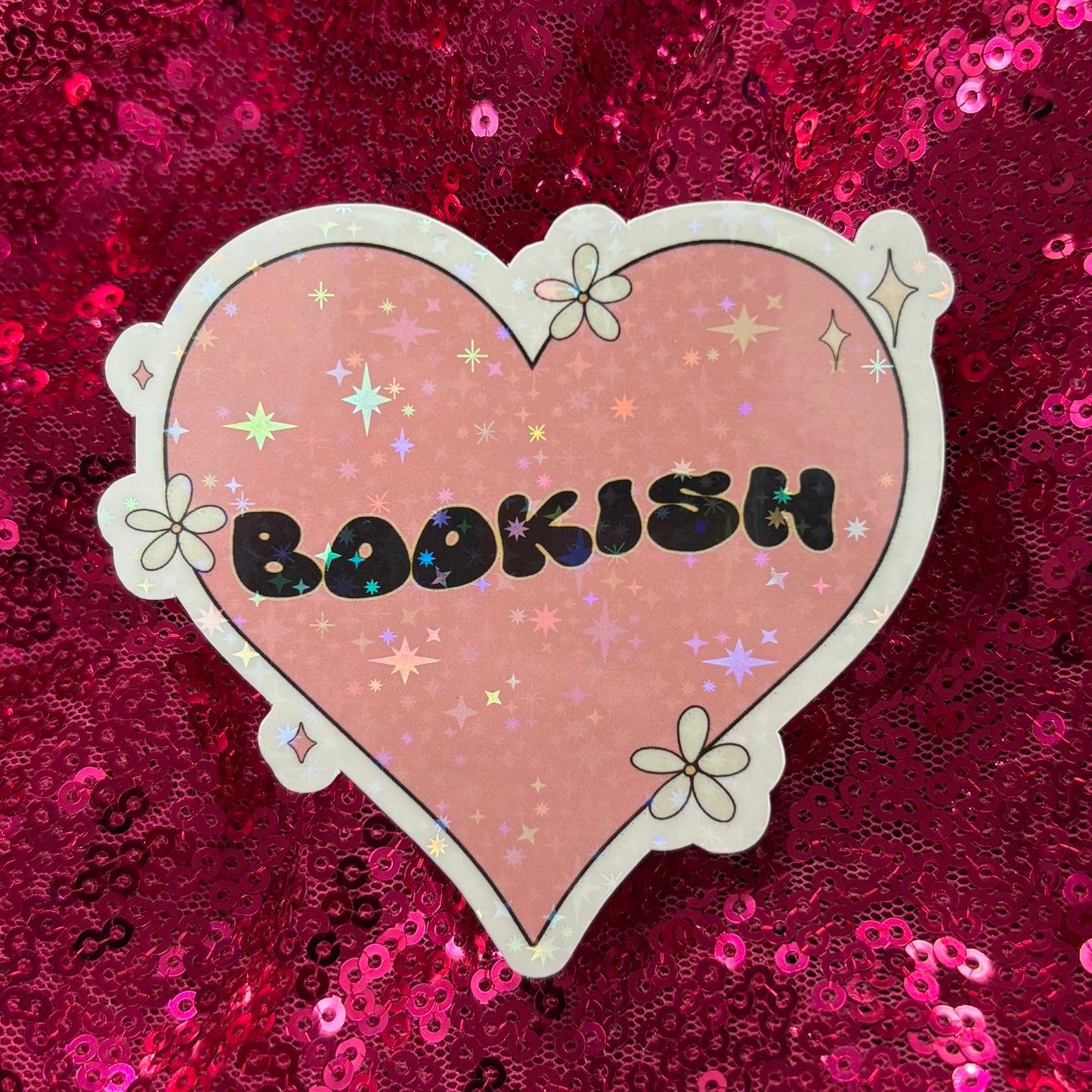 Bookish Heart Sticker - Purely Bookish