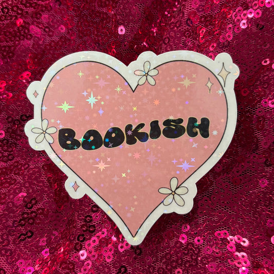 Bookish Heart Sticker - Purely Bookish