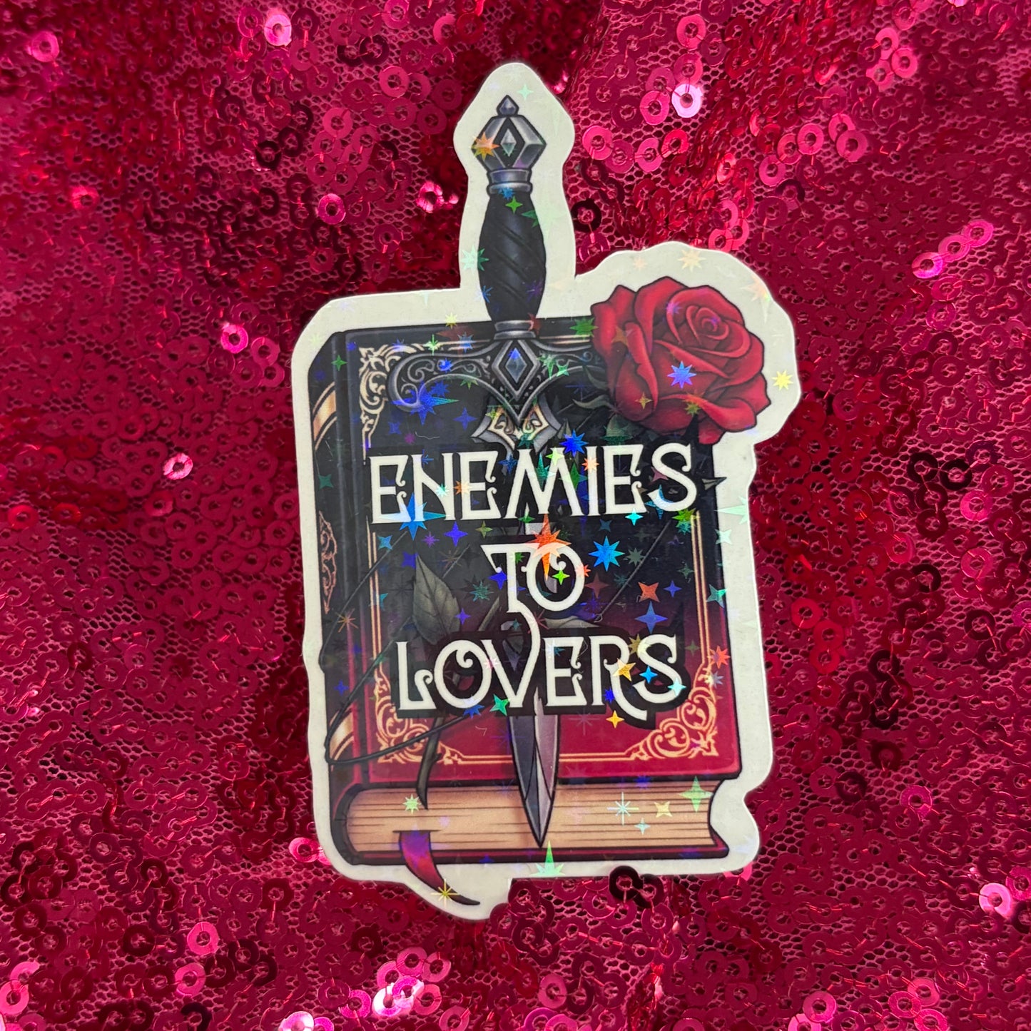 Enemies To Lovers Sticker - Purely Bookish