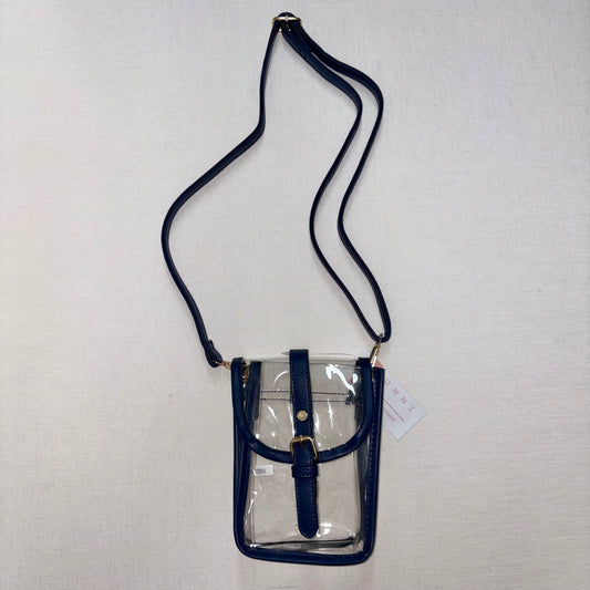 Navy Clear Crossbody Bag - Hana