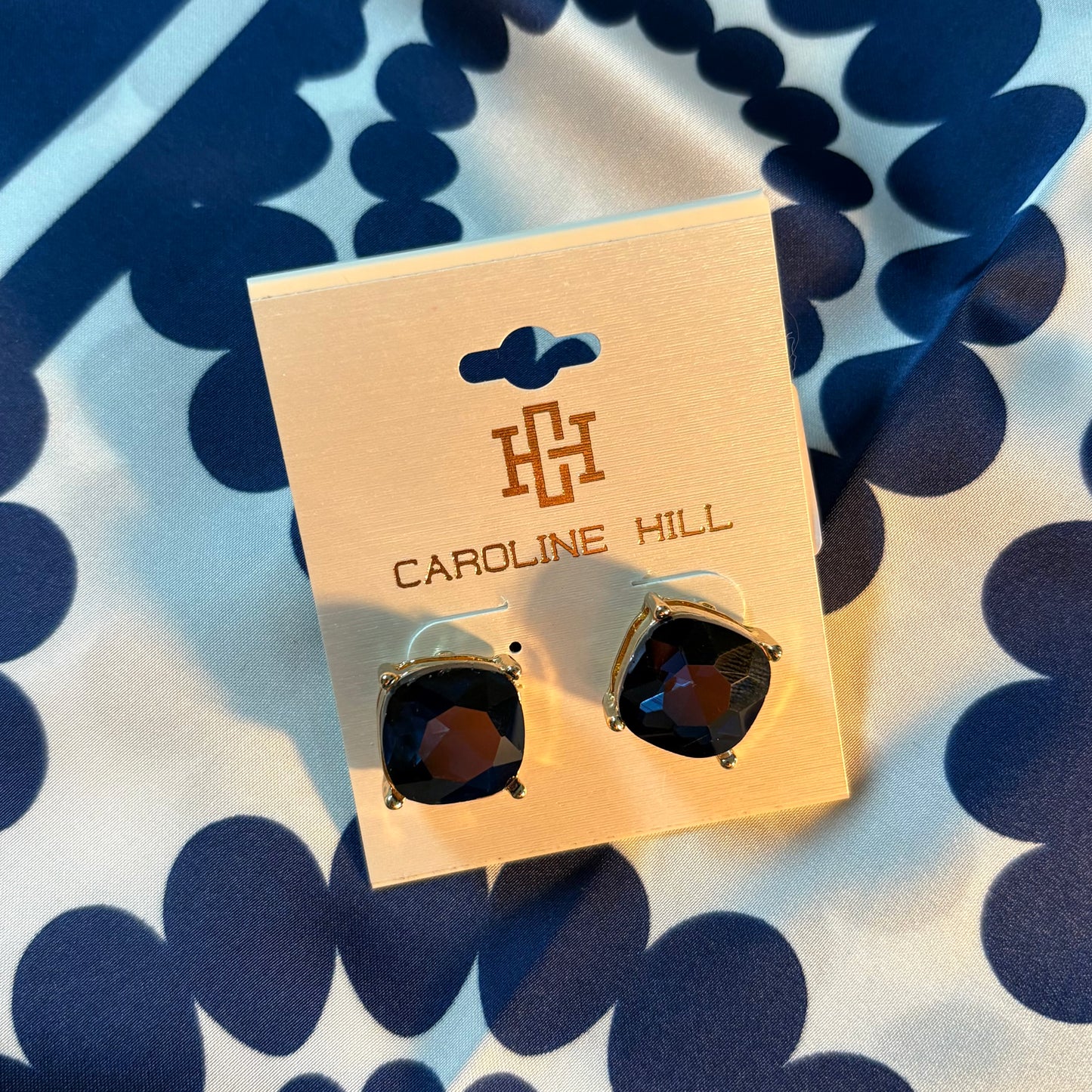 Julien Stone Stud Earrings - Caroline Hill