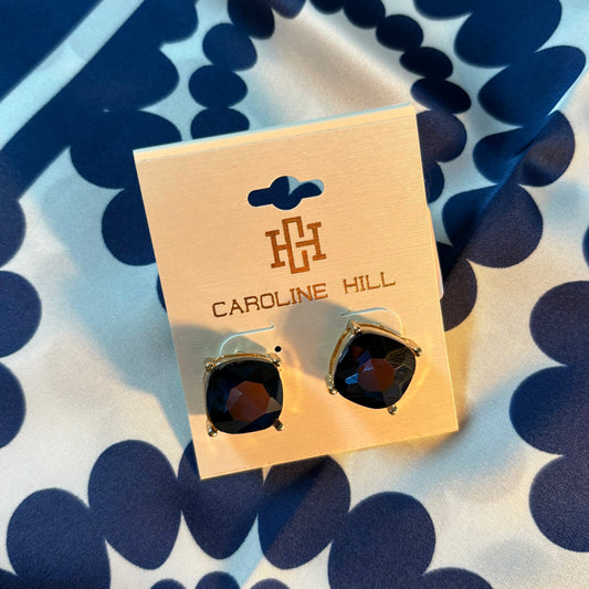 Julien Stone Stud Earrings - Caroline Hill
