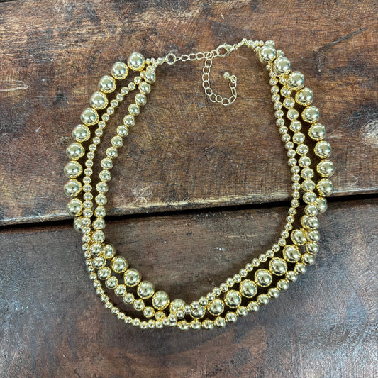 Bailey Layered Beaded Necklace - Caroline Hill