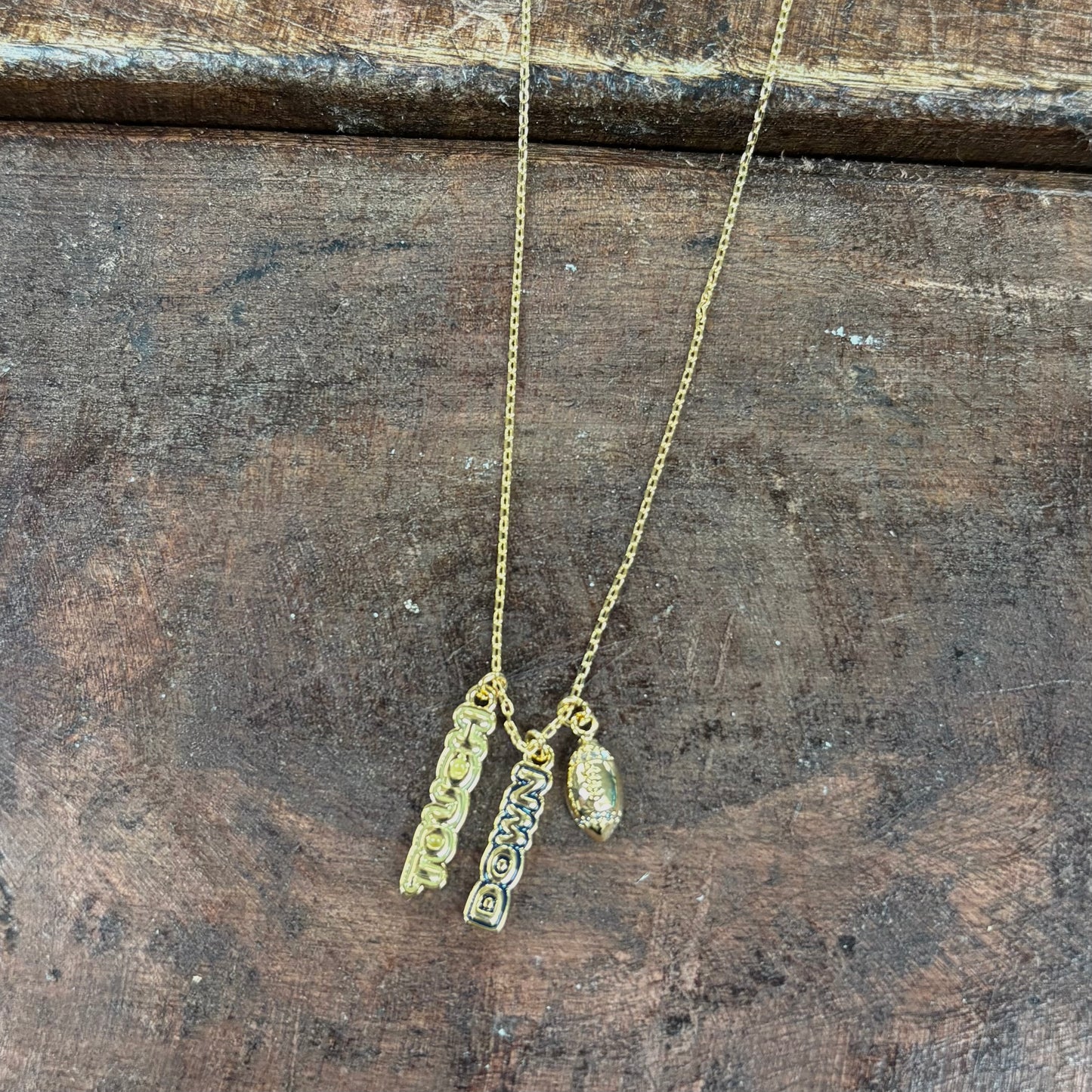 Enamel Touch Down Necklace - Caroline Hill