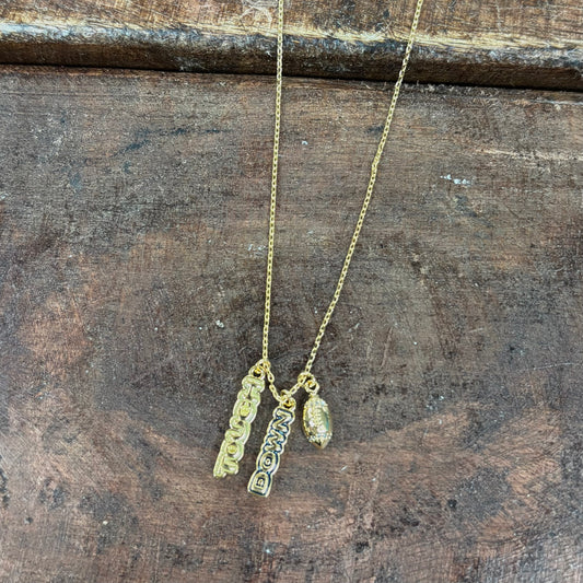 Enamel Touch Down Necklace - Caroline Hill