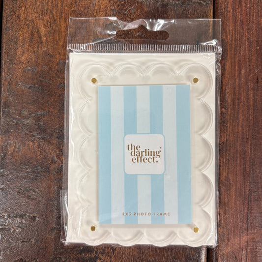 Clear Mini Acrylic Magnet Picture Frame - The Darling Effect