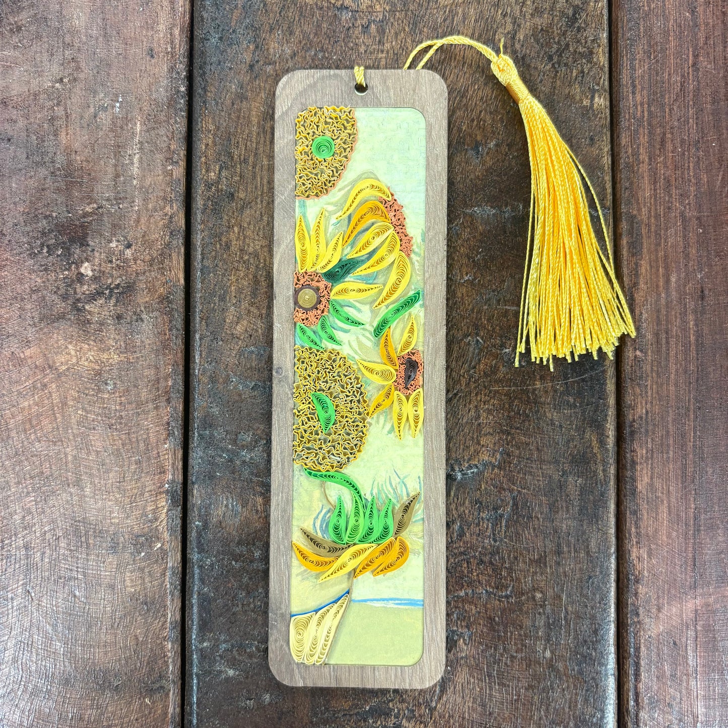Van Gogh Inspired Quilled Bookmark
