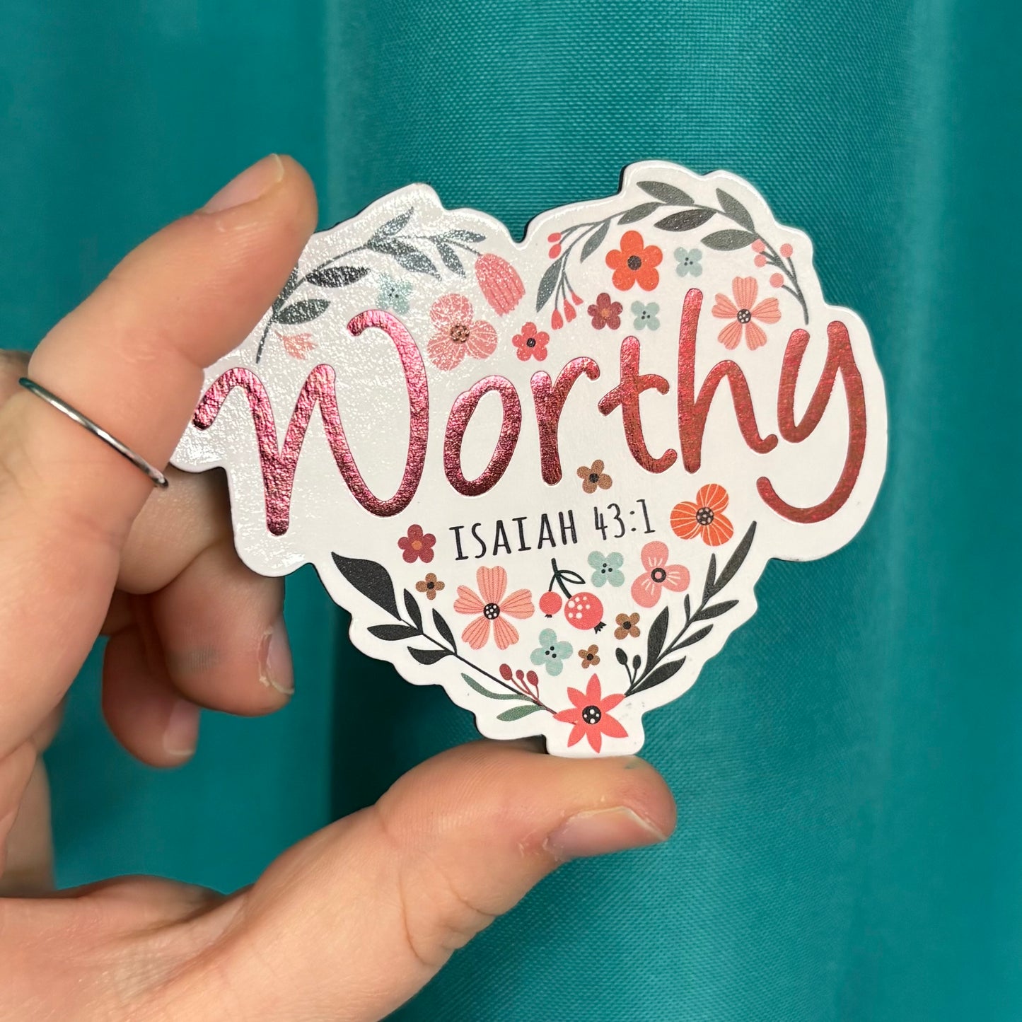 Worthy Magnet - Isaiah 43:1 - Christian Art Gifts