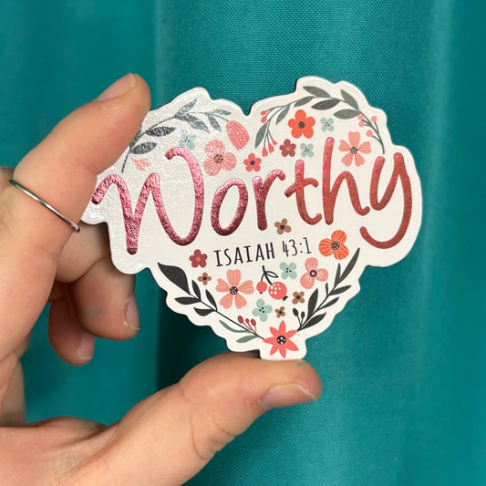 Worthy Magnet - Isaiah 43:1 - Christian Art Gifts