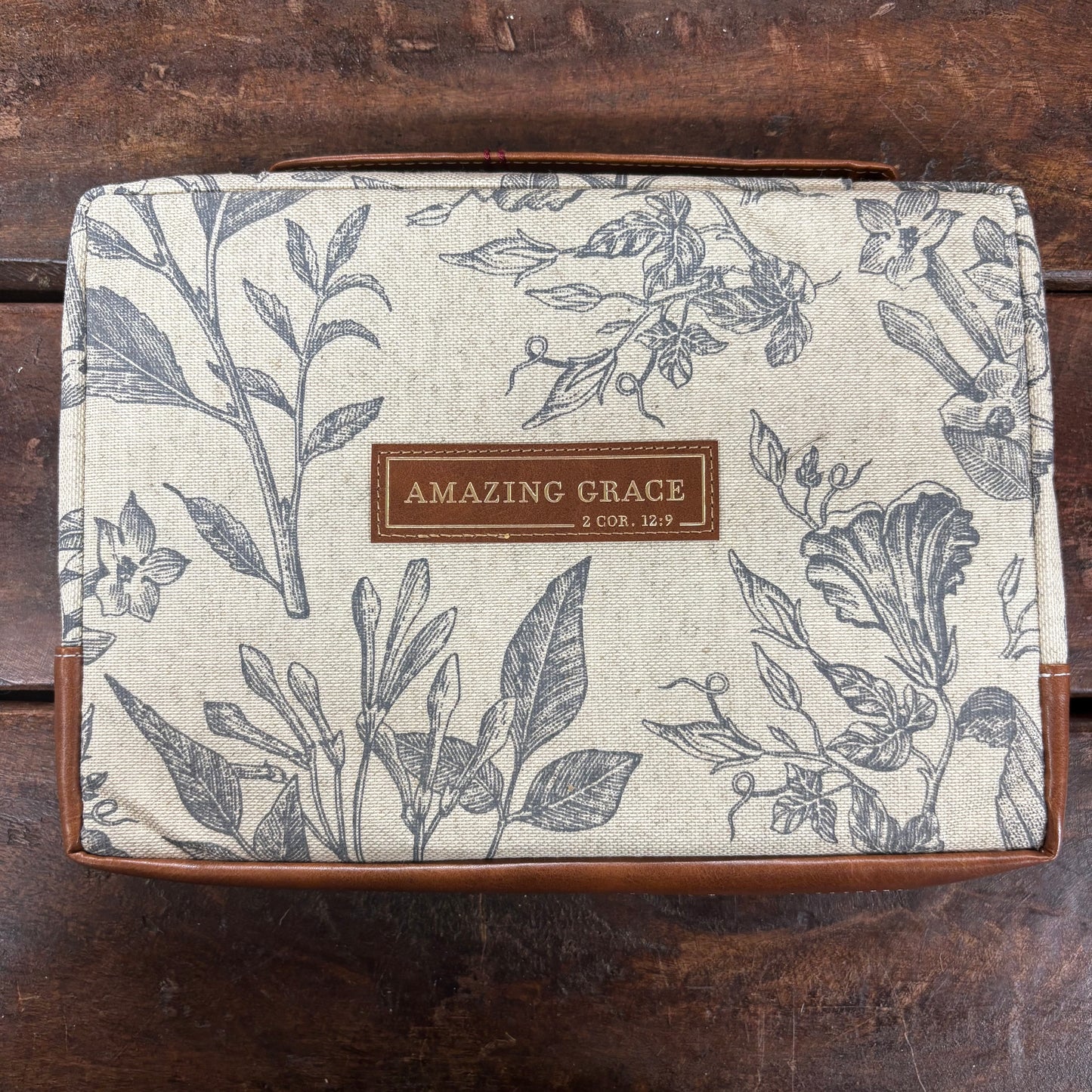 Amazing Grace Floral Bible Cover - CAG