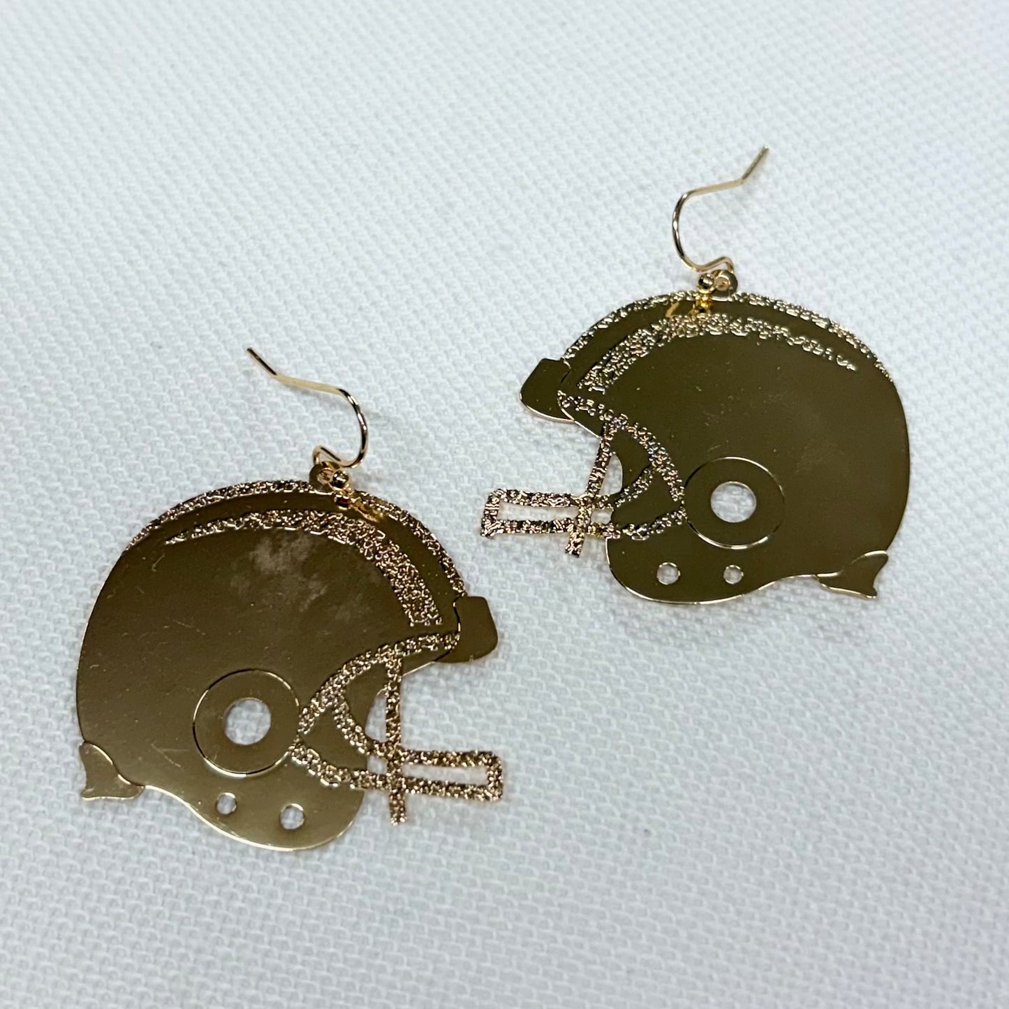 Football Helmet Cutout Earrings - Sensibling Corp.