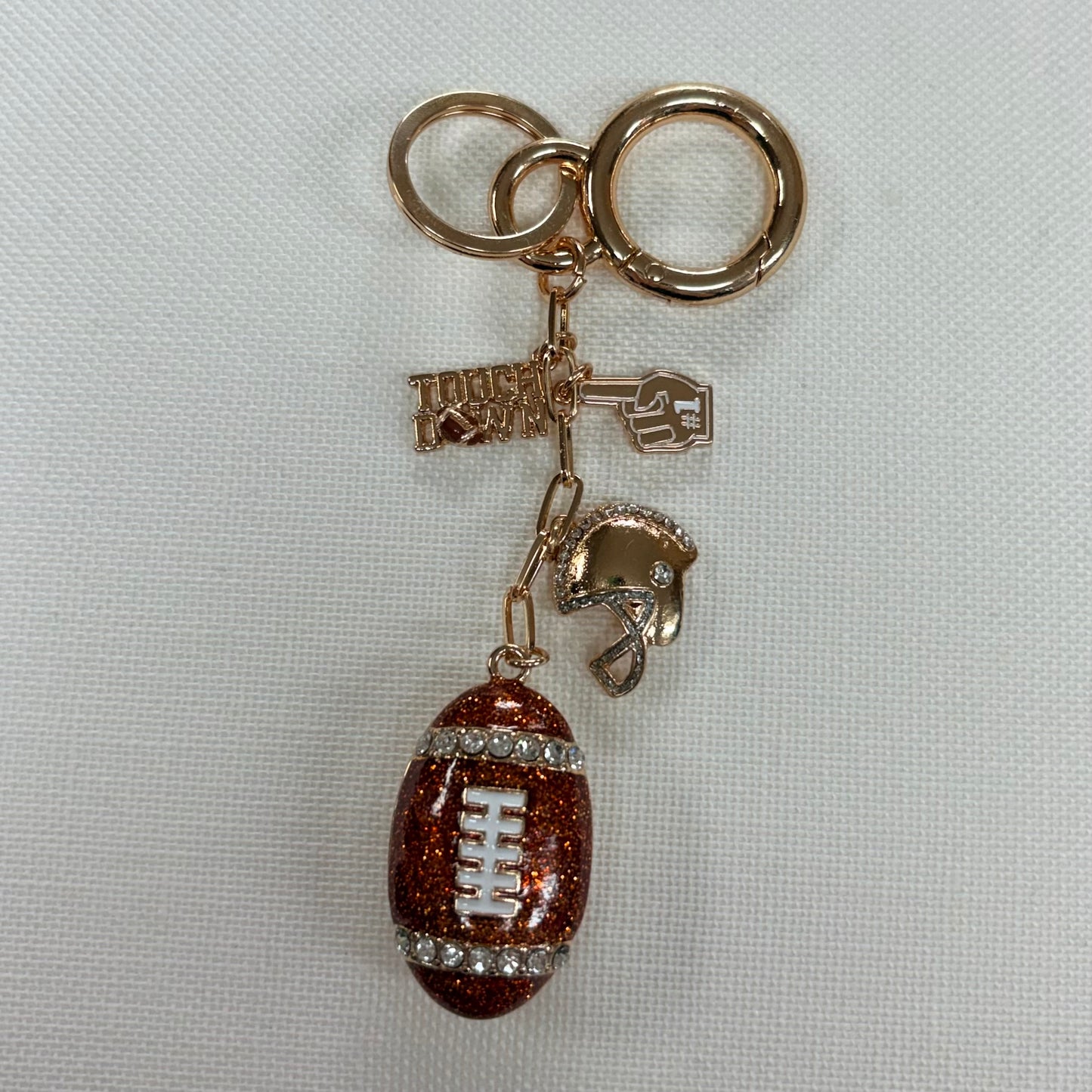 Football Charm Keychain - Sensibling Corp.