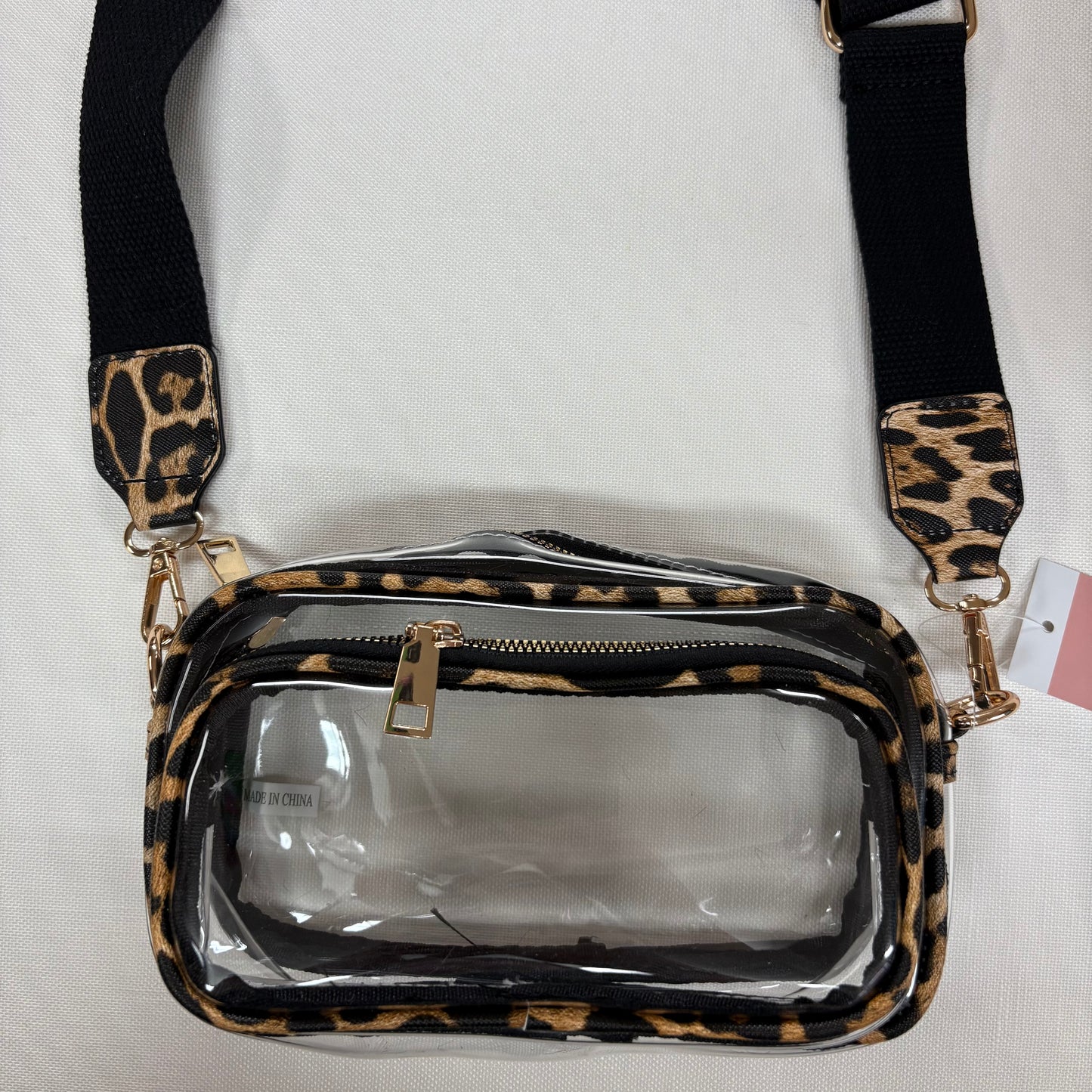 Leopard Clear Purse - Sensibling Corp.
