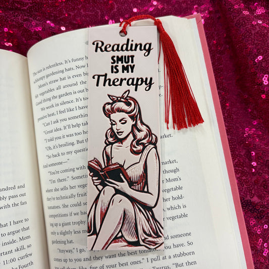 Reading Smut Is My Therapy Bookmark - Twisted Layers