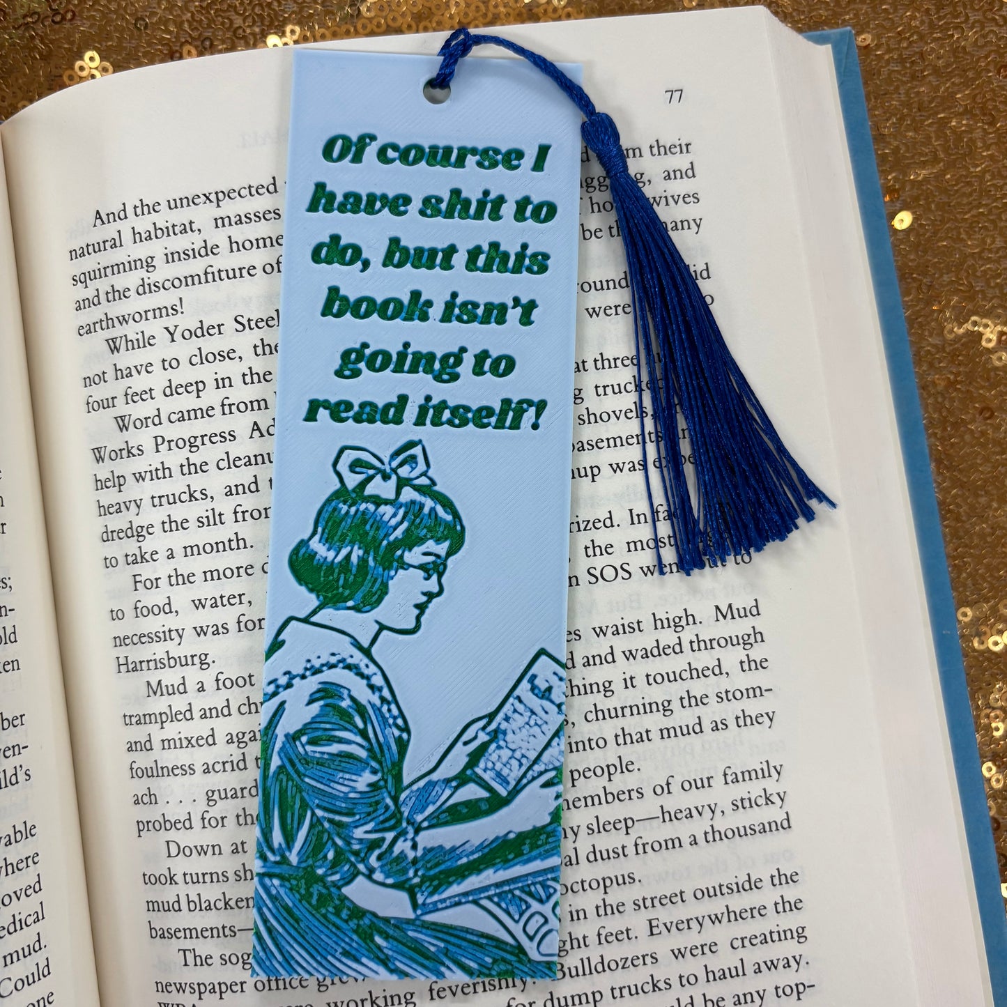 This Book Isn't Going To Read Itself Bookmark - Twisted Layers