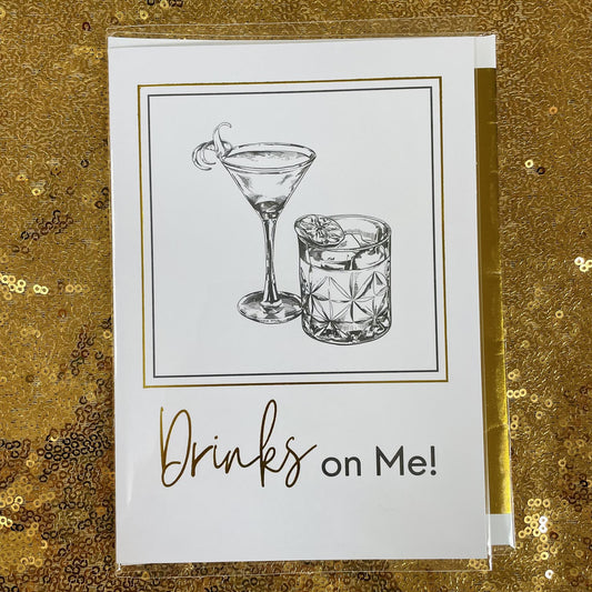 Drinks on Me!- Cocktail Card Set
