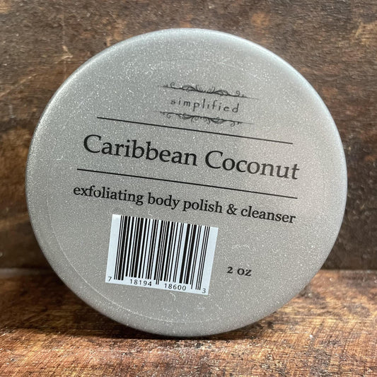 "Caribbean Coconut" Scrub 2oz -Simplified