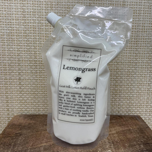 "Lemongrass" Lotion Refill -Simplifed