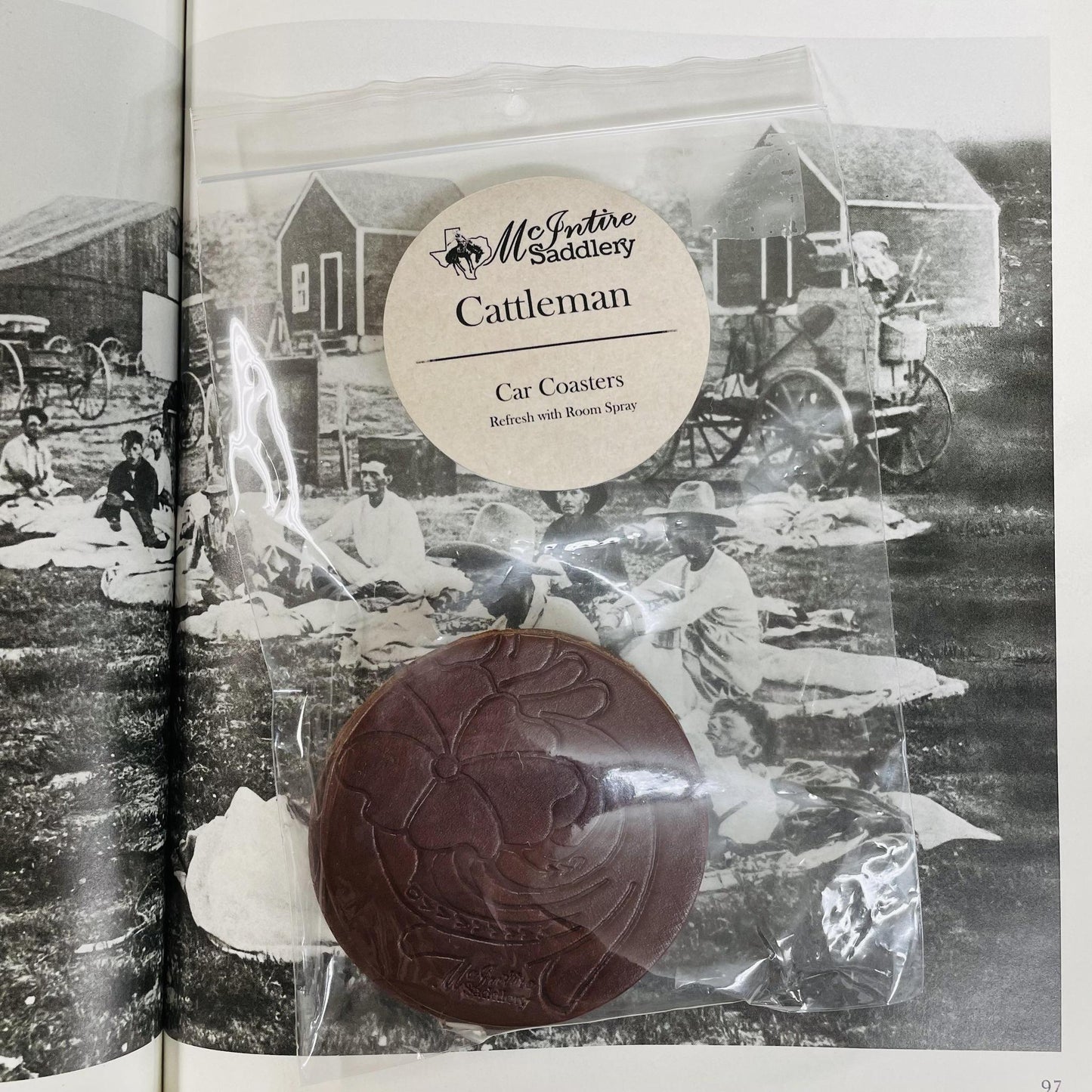 Cattleman Car Coaster -McIntire Saddlery