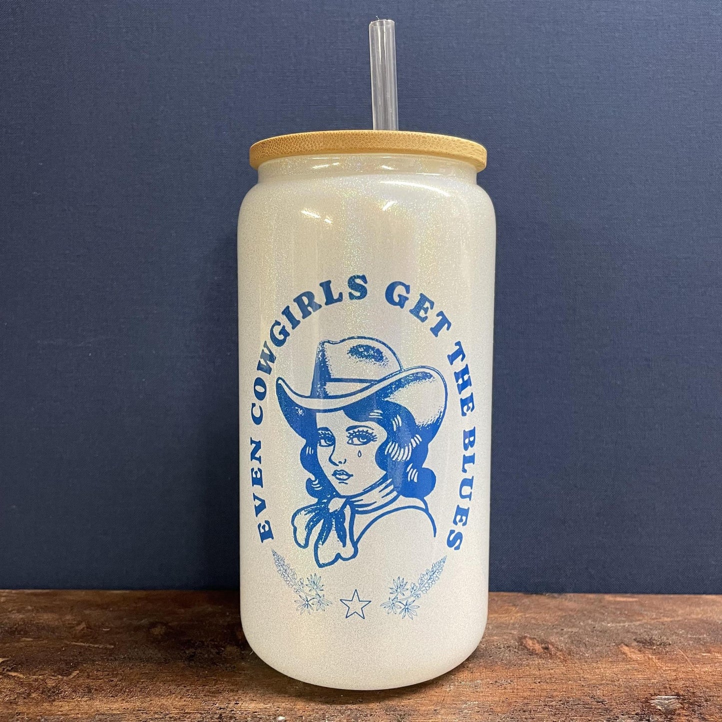 Even Cowgirls- Glass Tumbler- Mugsby