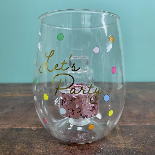 Party Icon Birthday Glass - Mud Pie