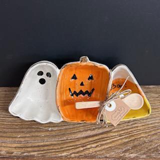 Halloween Stoneware Candy Dish- Mud Pie