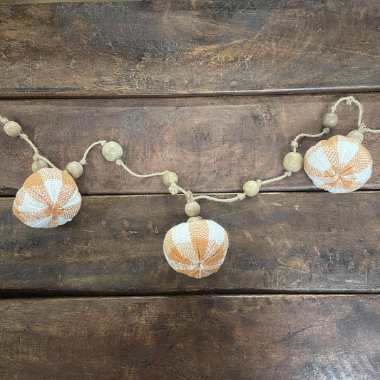 Buffalo Plaid Orange Garland